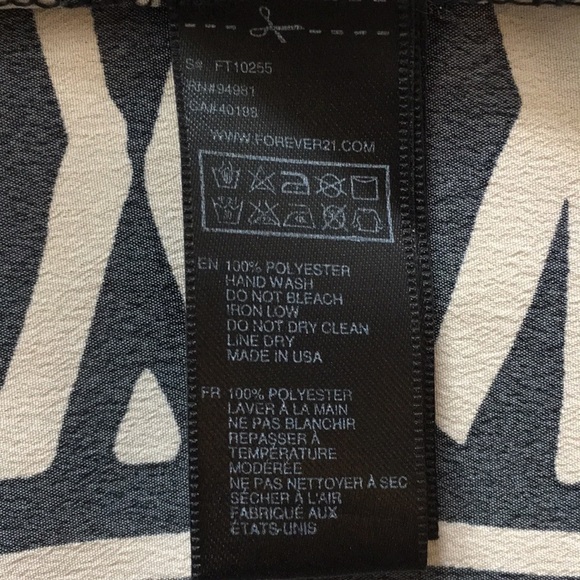 Forever 21 | Tribal Print Hi-Lo Crop Blouse Size M - Picture 4 of 4